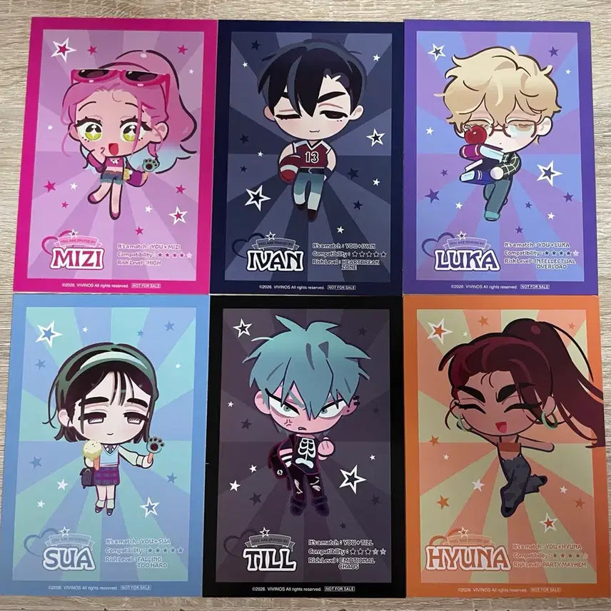[BUNJANG] A S T E High Teen Pop-Up Illustration Card Bundle Set / 일괄) 에이스테 하이틴 팝업 일러스트 카드 특전