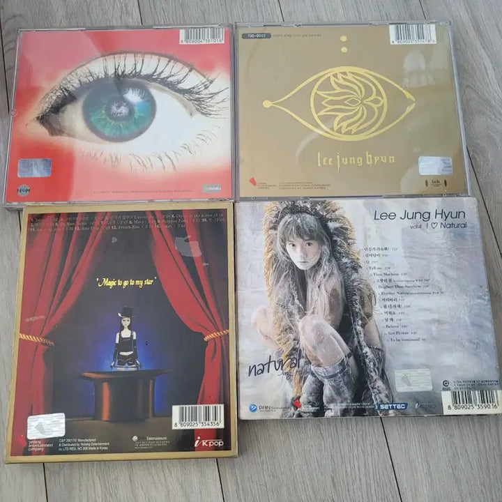 [BUNJANG] Lee Junghyun 1st-4th Album CD Bundle / 이정현 Lee Junghyun 1~4집 cd 일괄 판매
