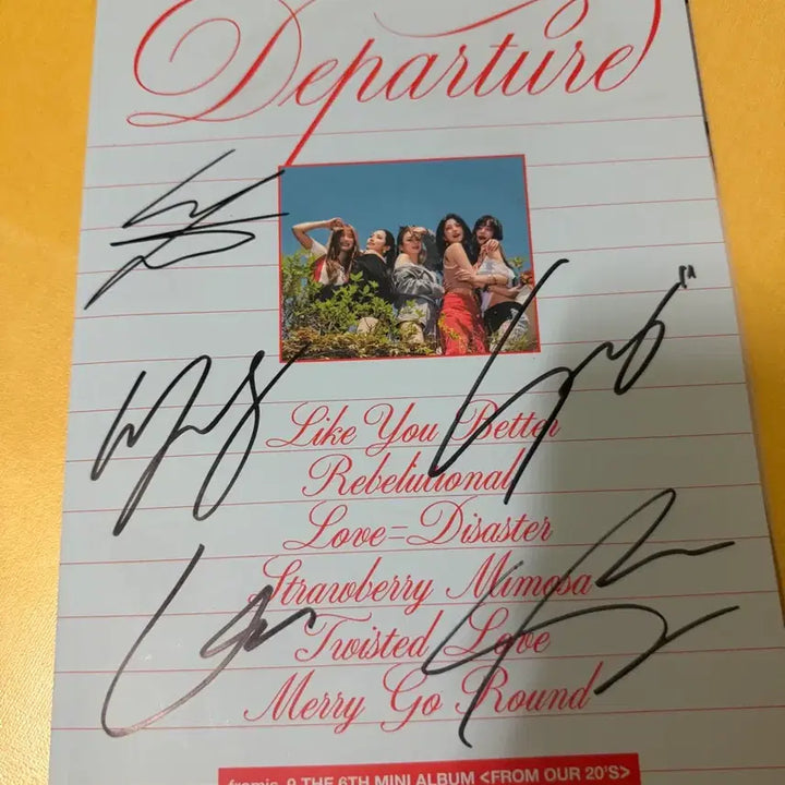 [BUNJANG] fromis_9 Signed Album (No CD/Photocard) / 프로미스나인 사인 앨범