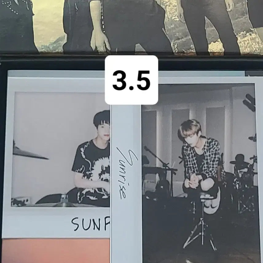 [BUNJANG] Day6 Sunrise Album &amp; Young K, Dowoon Polaroids Bundle Set / 데이식스 선라이즈 앨범과 영케이 도운 폴라 양도 원필 성진 이오데 포카