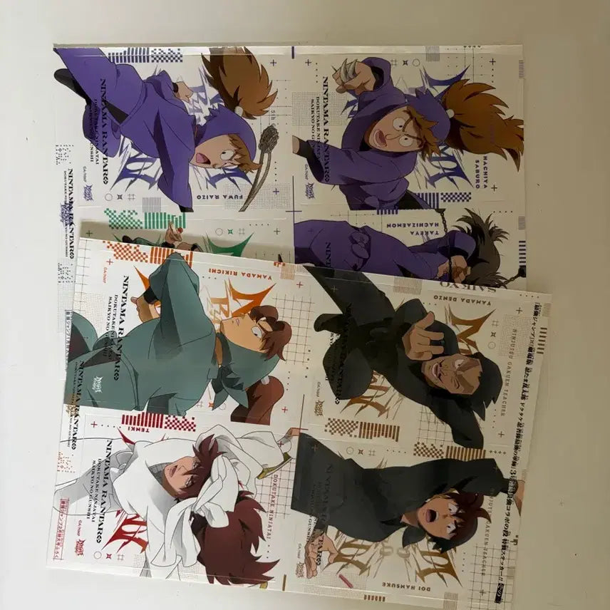 [BUNJANG] Nintama Rantarou Saikyo Jump Bonus Ninja Boy Stickers / 닌타마 최강점프 부록 닌자보이 란타로 스티커