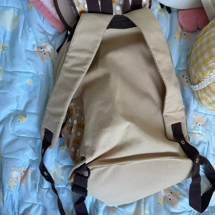 [BUNJANG] Spinns Rilakkuma Backpack Beige Brown / 스핀스 스핀즈 spinns 리락쿠마 베이지 브라운 백팩