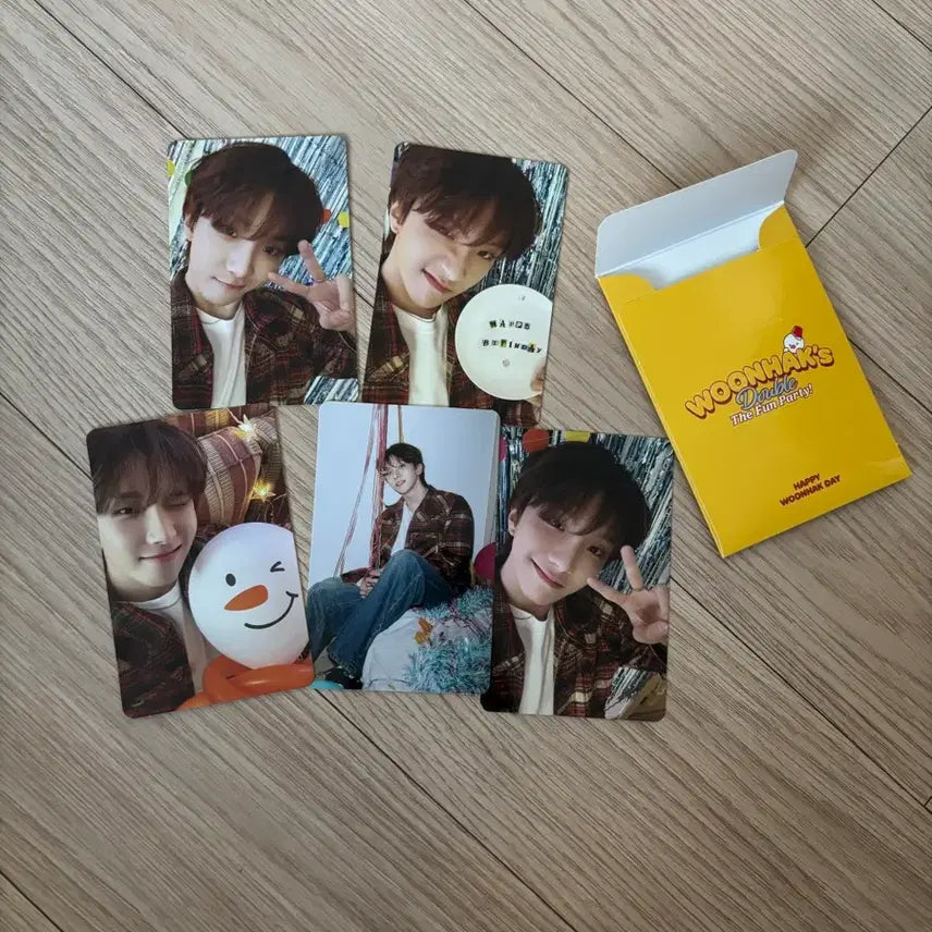 [BUNJANG] BOYNEXTDOOR Kim Yunhak Birthday Photocard Set (5 types) / 김운학 생일 포터카드 5종