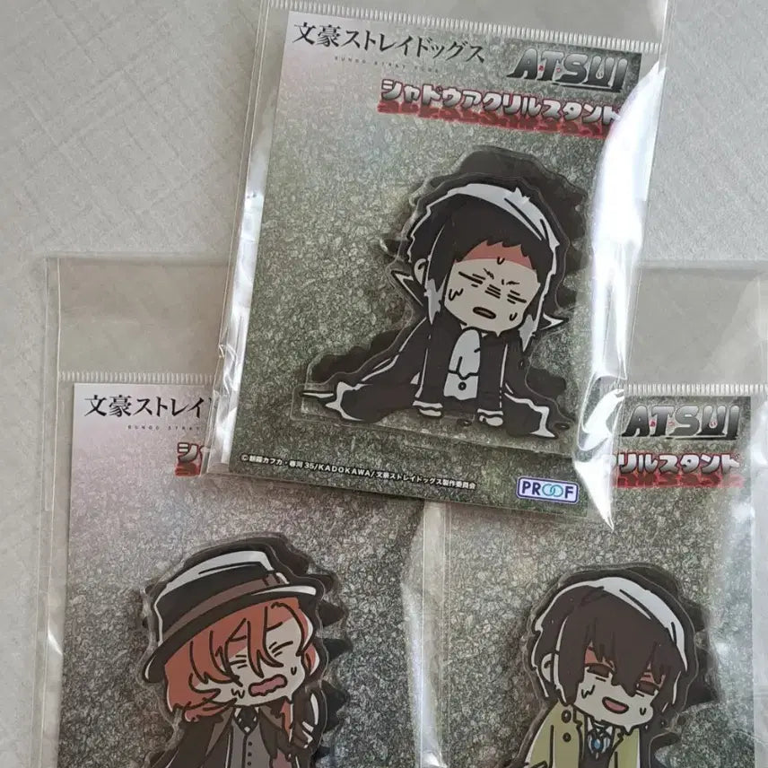 [BUNJANG] Bungo Stray Dogs Dazai Chuuya Akutagawa Atsui Acrylic Stand (Natsui) / 문스독 다자이 츄야 아쿠타가와 아츠이 아크릴 미개봉 ( 폭염