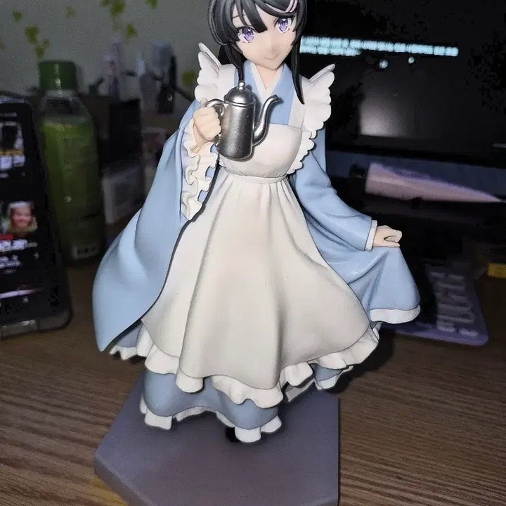 [BUNJANG] Elf Store Sakurajima Mai Maid Figure (with Box) / 청춘돼지  엘코코 일본풍 메이드 사쿠라지마 마이 피규어 판매 (박스있음)