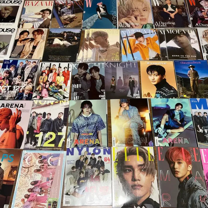 [BUNJANG] NCT Bundle Set Magazines (Allure, Nylon, Arena, Esquire, Harper&