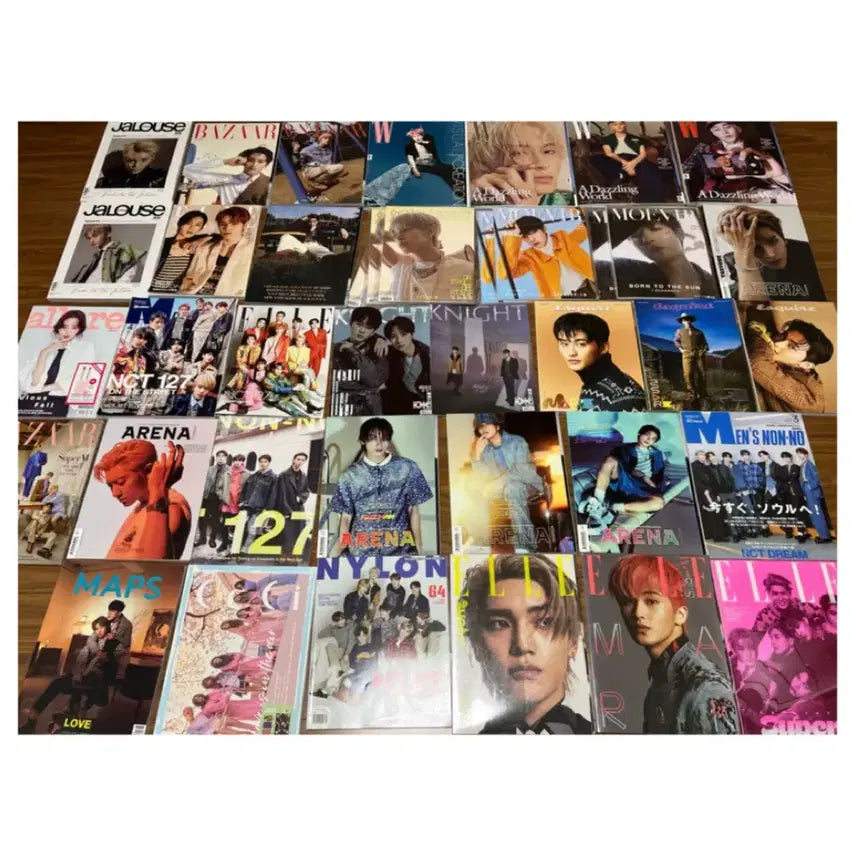 [BUNJANG] NCT Bundle Set Magazines (Allure, Nylon, Arena, Esquire, Harper&