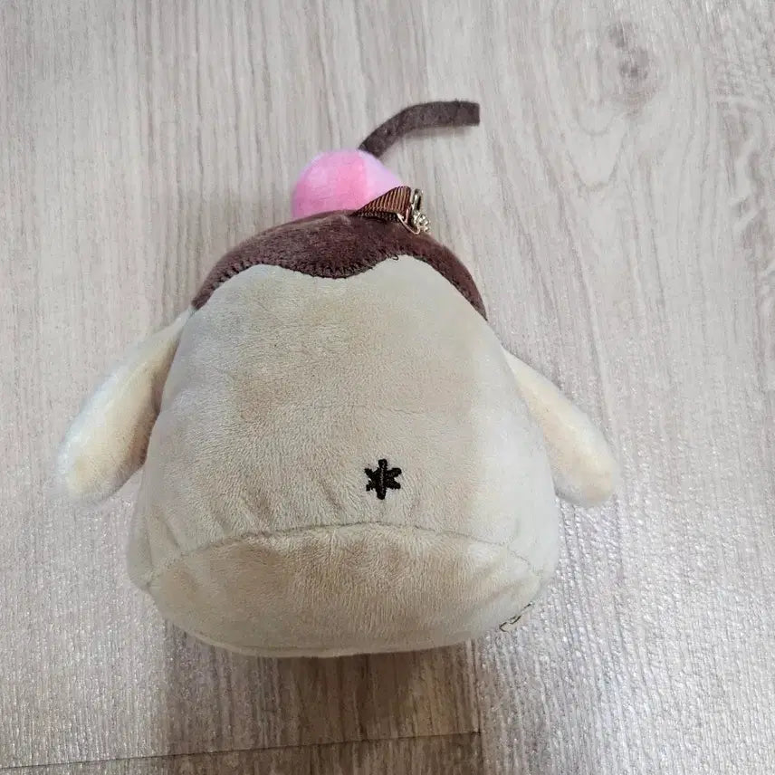 [BUNJANG] Sanrio Pompompurin Tanning Chocolate Pudding Keyring Storage Plush / 산리오 폼폼푸린 태닝 초코 푸딩 키링 수납 인형