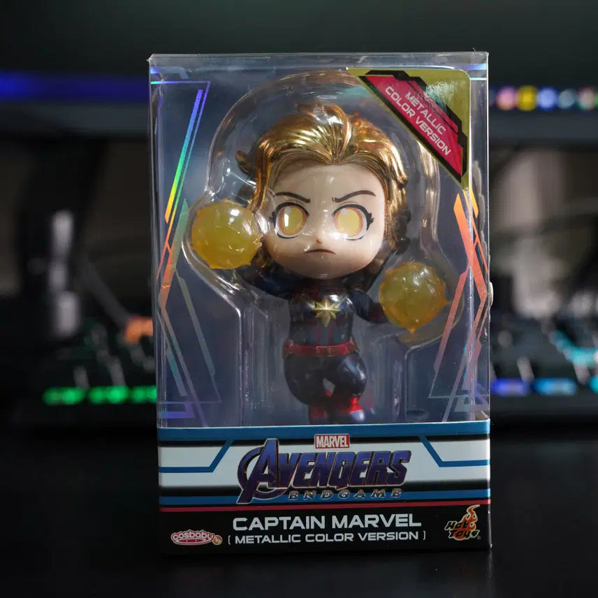[BUNJANG] Hot Toys Cosbaby Avengers: Endgame Captain Marvel Metallic / 핫토이 코스베이비 어벤져스 엔드게임 캡틴 마블 메탈릭