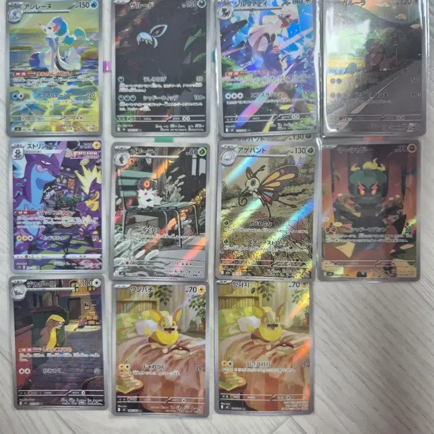 [BUNJANG] Pokemon Cards Japanese AR Set (14 Types) / 포켓몬 카드 일판 AR 14종 판매