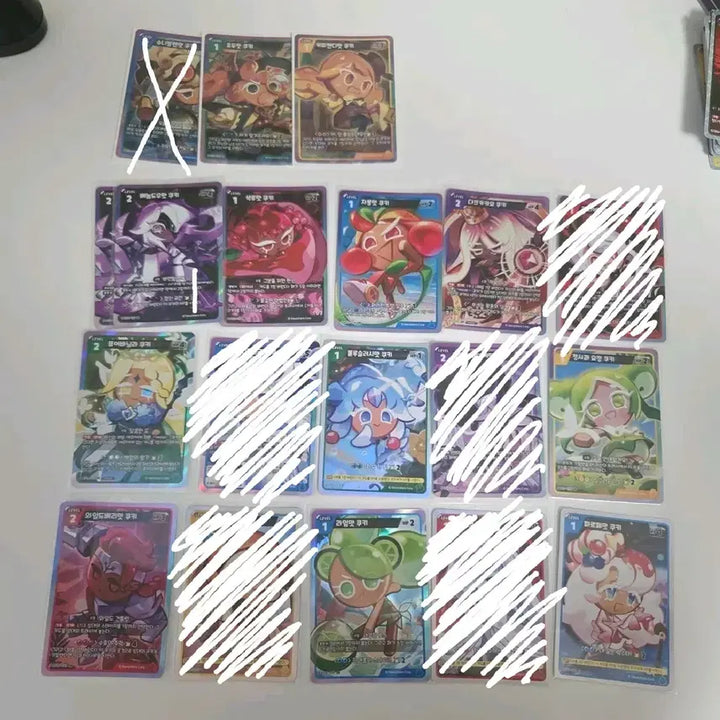 [BUNJANG] Cookie Run Braveours Series 11 Cards (SSR, SEC, UR, SR, R) / [대량 판매] 쿠키런 브레이버스 11탄 9탄 카드 (ssr,sec,ur,sr,r)