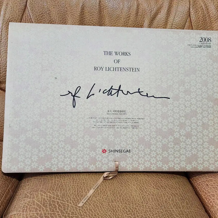 [BUNJANG] 2008 Shinsegae Department Store VIP Calendar Roy Lichtenstein / 2008년 신세계백화점 VIP달력  로이 리히텐슈타인
