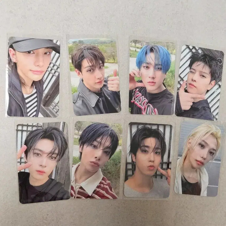 [BUNJANG] Stray Kids - 5-STAR Lucky Draw Photocard Set (8 Types) / 스트레이키즈 hop 특전포카 8종세트 뮤직코리아