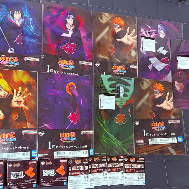 [BUNJANG] Naruto Ichiban Kuji C Prize Kakashi Figure + 16 Merchandise Bundle Set (Sealed) / 미개봉)나루토 제일복권 C상 카카시+굿즈16종 일괄판매