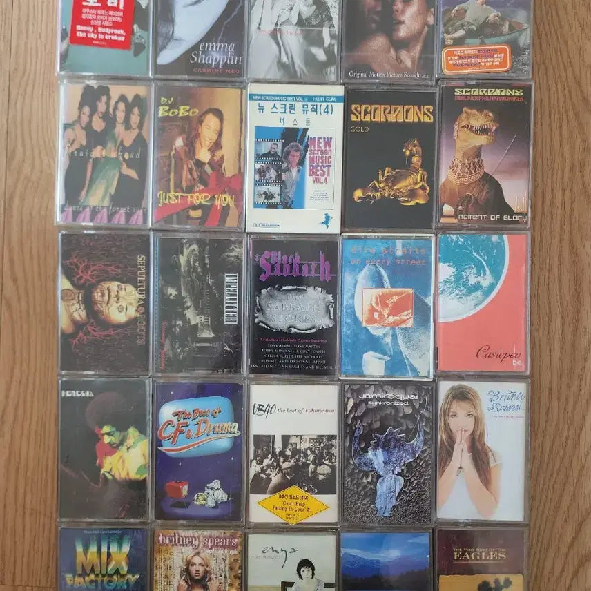 [BUNJANG] Cassette Tapes Bundle Set (46 pcs) / 카세트테이프 46개 일괄 판매.