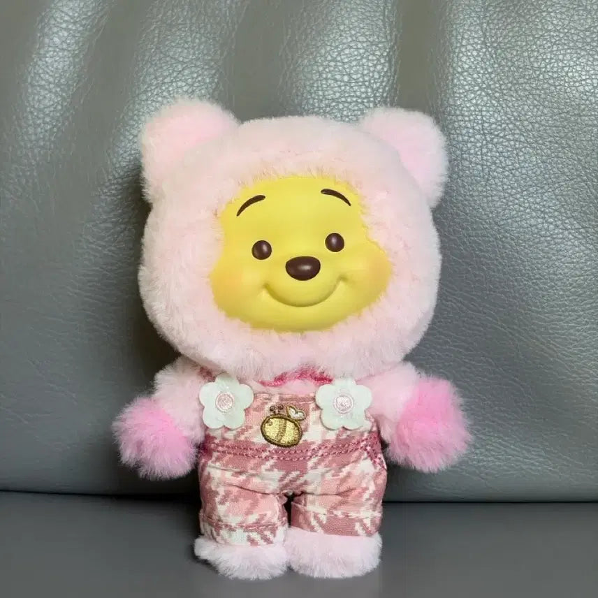 [BUNJANG] TopToy Disney Winnie the Pooh Candy Series Plush Keychain Peach Foam / [새상품] 탑토이 디즈니 곰돌이 푸 캔디 시리즈 봉제인형 키링 피치 폼