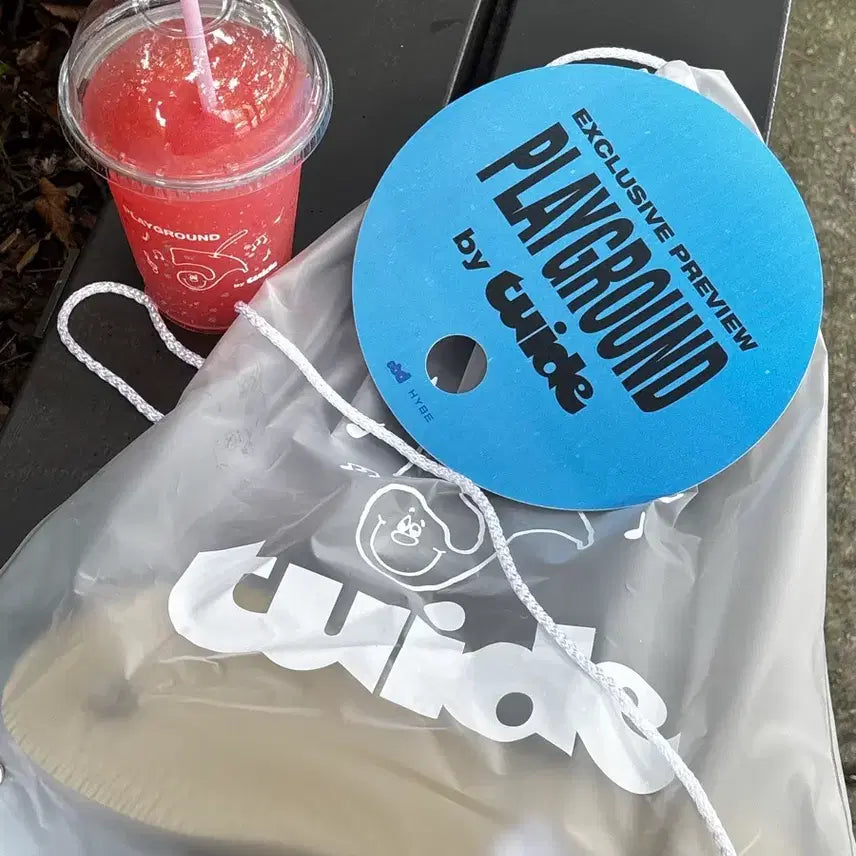 [BUNJANG] Tweed Lightstick Fan / 튜이드 응원봉 부채 양도