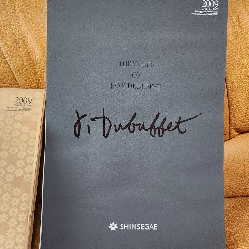 [BUNJANG] 2009 Shinsegae Department Store VIP Calendar Jean Dubuffet / 2009년 신세계백화점 VIP달력 장 뒤뷔페