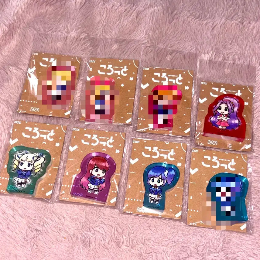 [BUNJANG] Aikatsu! AiStars! Korotto Acrylic Stand - Sealed - Yurika, Ran, Mizuki, Aoi / 아이카츠 아이엠스타 코롯토 미개봉 유리카 란 미즈키 아오이