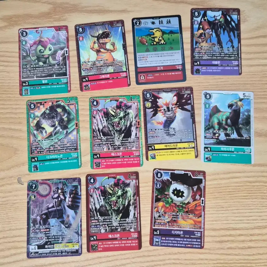 [BUNJANG] Digimon TCG Greymon Bundle Set / 디지몬 TCG 카드 그레이몬 일괄 판매