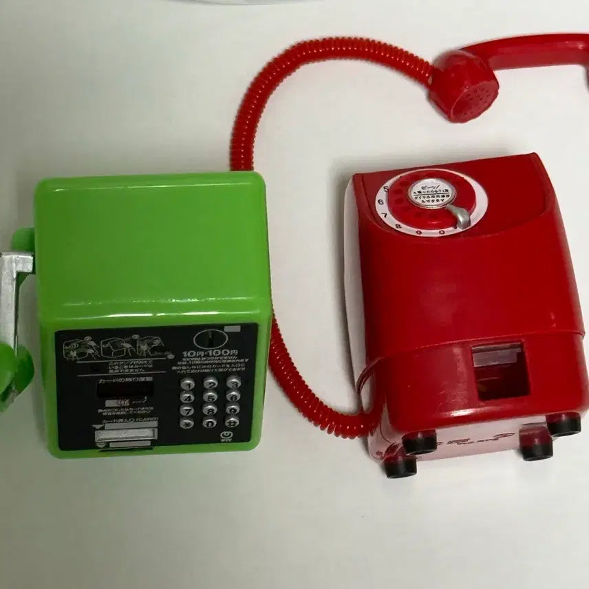 [BUNJANG] Takara Tomy Miniature NTT Public Phone 2-Type Bundle Set / 타카라토미 미니어처 ntt 공중전화 2종 일괄(분할x)