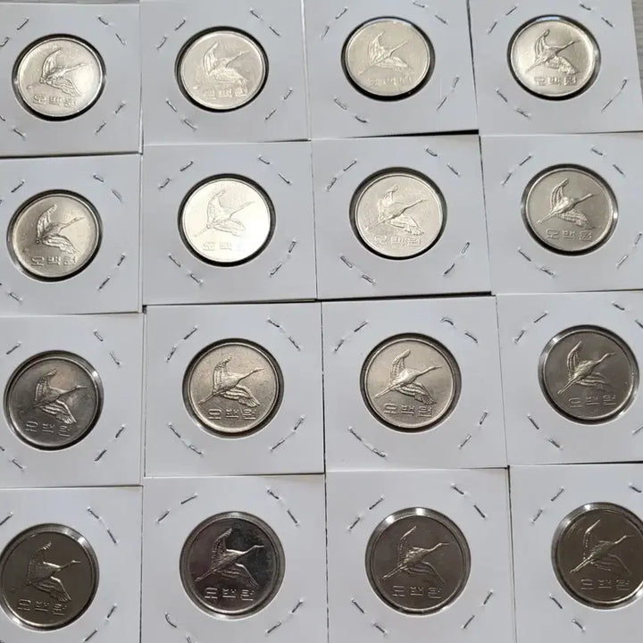 [BUNJANG] 1982-2018 Coin Collection Bundle (33 pcs) / 500원 사용제 1982 - 2018년 33개