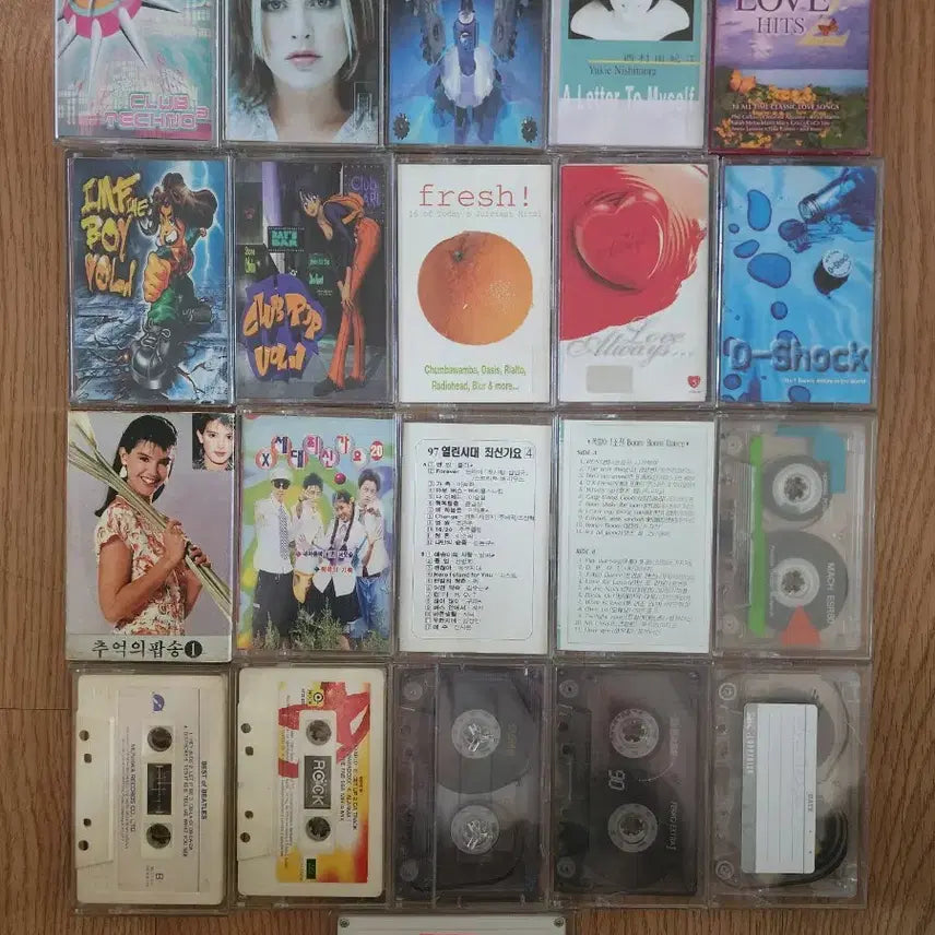 [BUNJANG] 46 Cassette Tapes Bundle Set / 카세트테이프 46개 일괄 판매.