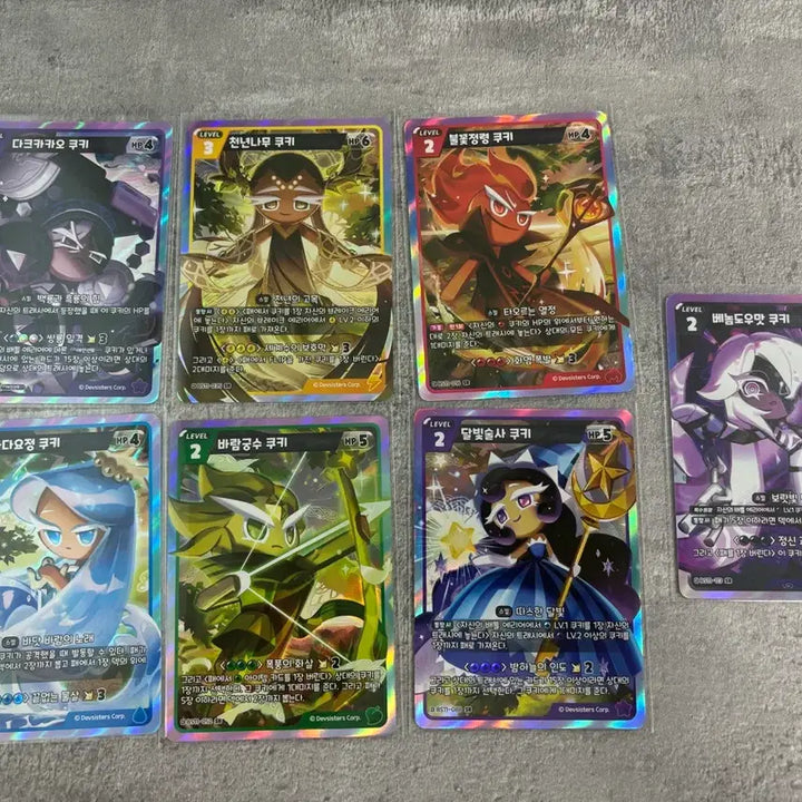 [BUNJANG] Cookie Run Brave - Series 11 - Complete Set of 7 SR Cards / 쿠키런 브레이버스 11탄 sr 7종 일괄