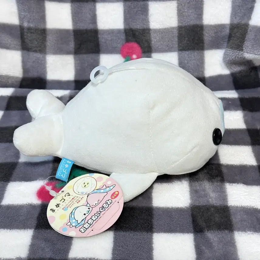 [BUNJANG] San-X Mamegoma Walking Wheel Plush / 고전 산엑스 마메고마 산책 바퀴 인형
