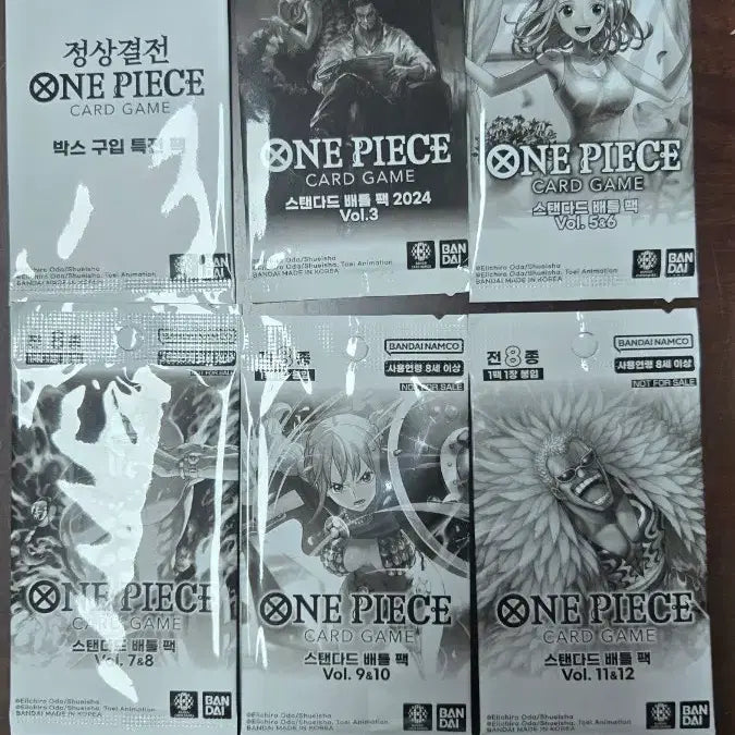 [BUNJANG] One Piece Card Game Standard Battle Pack 2024 (Vol. 3, 5-12) / 원피스 카드 게임 스탠다드 배틀팩 2024 Vol.3, Vol.5&amp;6, Vol.7&amp;8, Vol.