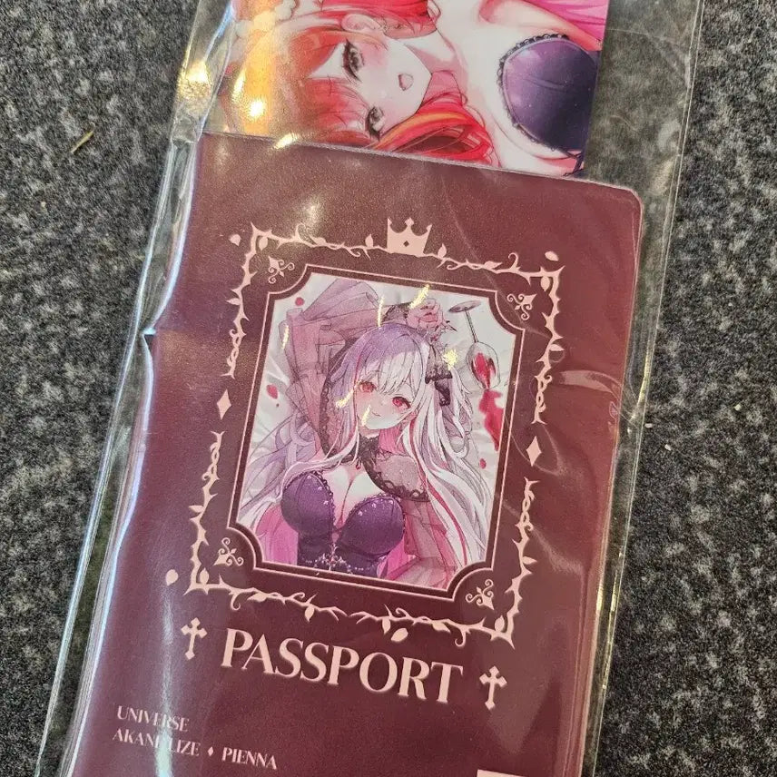 [BUNJANG] Lize Birthday Acrylic Boarding Pass Passport Case / 리제 생일 여권케이스 아크릴 보딩패스