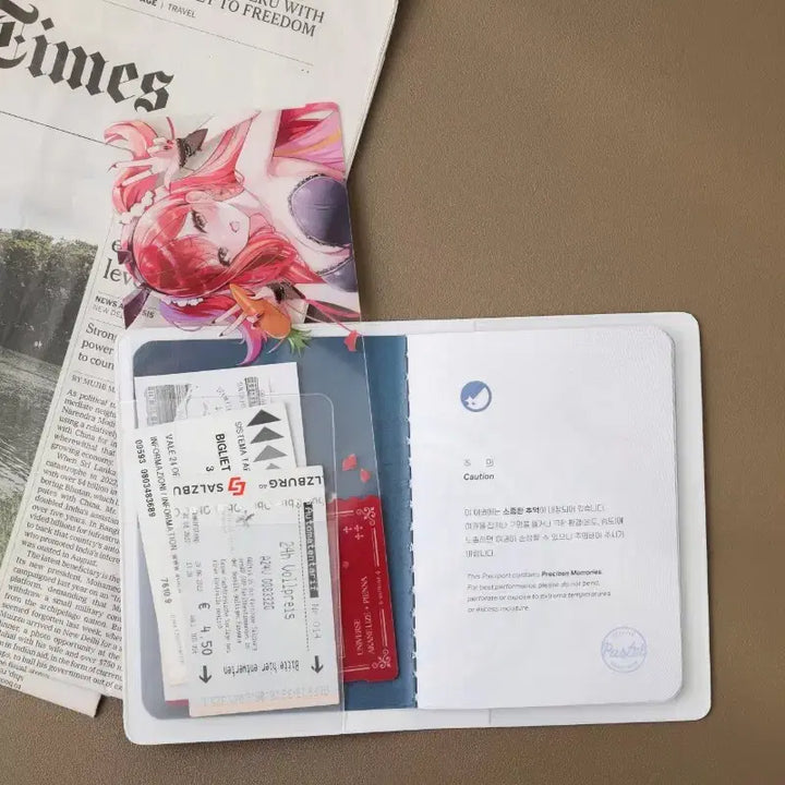 [BUNJANG] Lize Birthday Acrylic Boarding Pass Passport Case / 리제 생일 여권케이스 아크릴 보딩패스