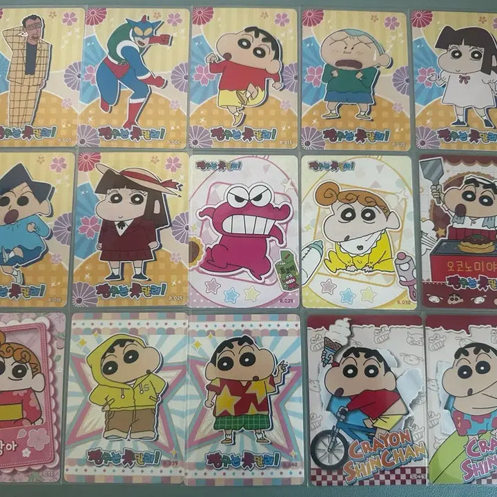 [BUNJANG] Crayon Shin-chan Collection Cards Bundle Set / 짱구 컬렉션 카드 일괄