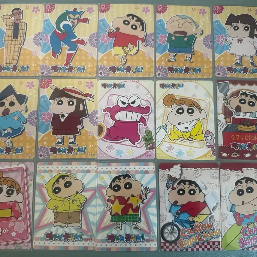 [BUNJANG] Crayon Shin-chan Collection Cards Bundle Set / (당일 발송) 짱구 컬렉션 카드 일괄