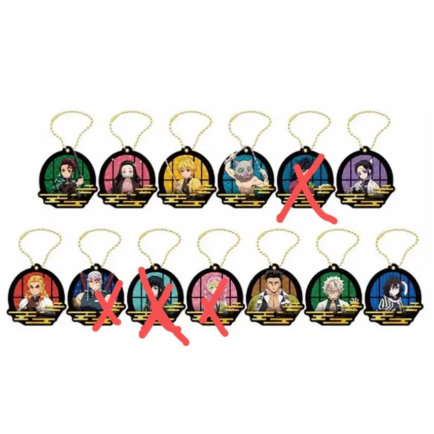 [BUNJANG] Demon Slayer: Kimetsu no Yaiba Ball Chain Figure - Figurepresso Lottery Prize / 귀멸의 칼날 볼체인 피규어프레소 쿠지상품