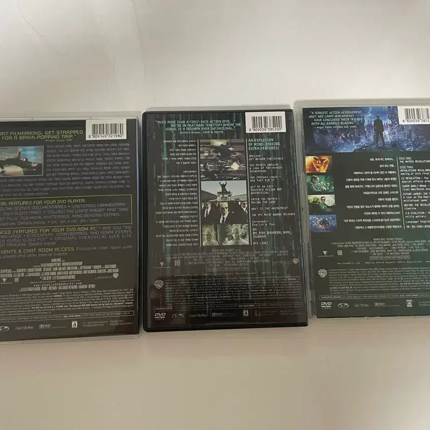 [BUNJANG] The Matrix Trilogy DVD Set / 매트릭스 1, 2, 3 DVD 세트