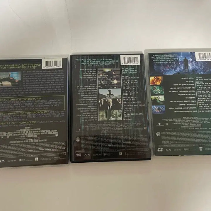 [BUNJANG] The Matrix Trilogy DVD Set / 매트릭스 1, 2, 3 DVD 세트