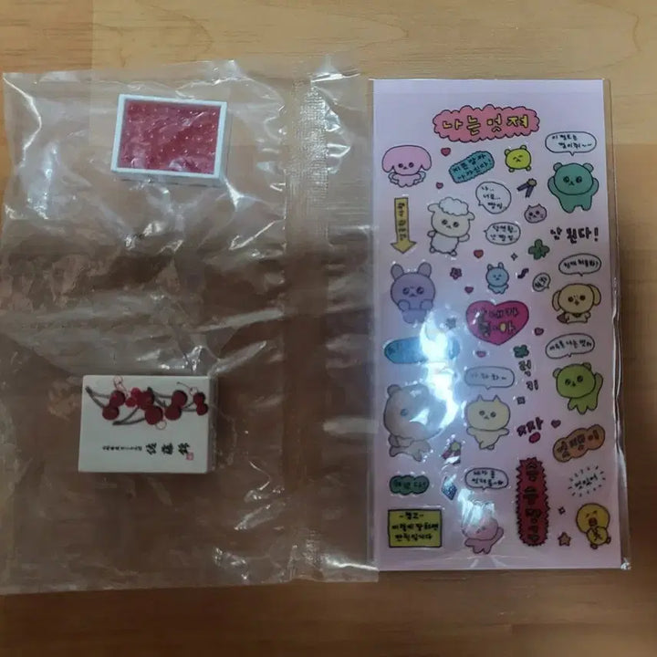 [BUNJANG] Ken Elephant Cherry Box Gacha Sticker Set / 켄엘리펀트 체리 박스 가챠