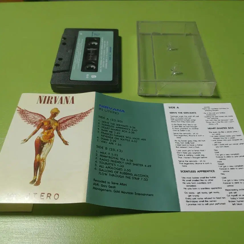 [BUNJANG] Nirvana In Utero Cassette Tape / 명반 카세트 테이프 : 너바나 IN UTERO