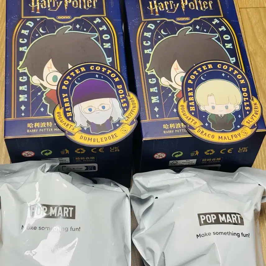 [BUNJANG] Pop Mart Harry Potter Draco Malfoy &amp; Albus Dumbledore Figure Set / 팝마트 해리포터 인형 말포이, 덤블도어
