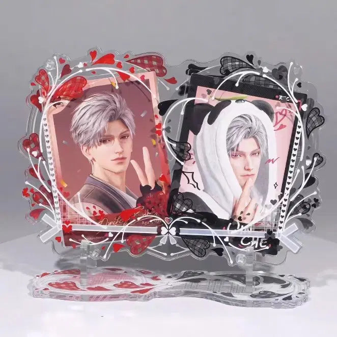 [BUNJANG] Heart Frame Photocard Acrylic Stand / 하트 프레임 포카 포토카드 스탠드