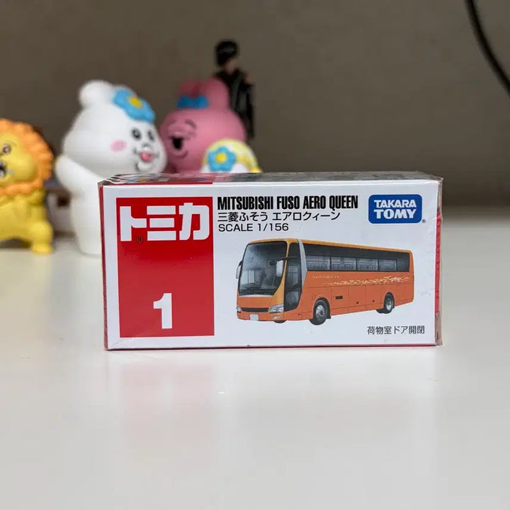 [BUNJANG] Tomica No. 1 Mitsubishi Fuso Aero Queen Bus 1/156 Scale Die-cast Miniature Car / 토미카 1번 미쓰비시 후소 에어로퀸 버스 1/156 미니카 다이캐스트