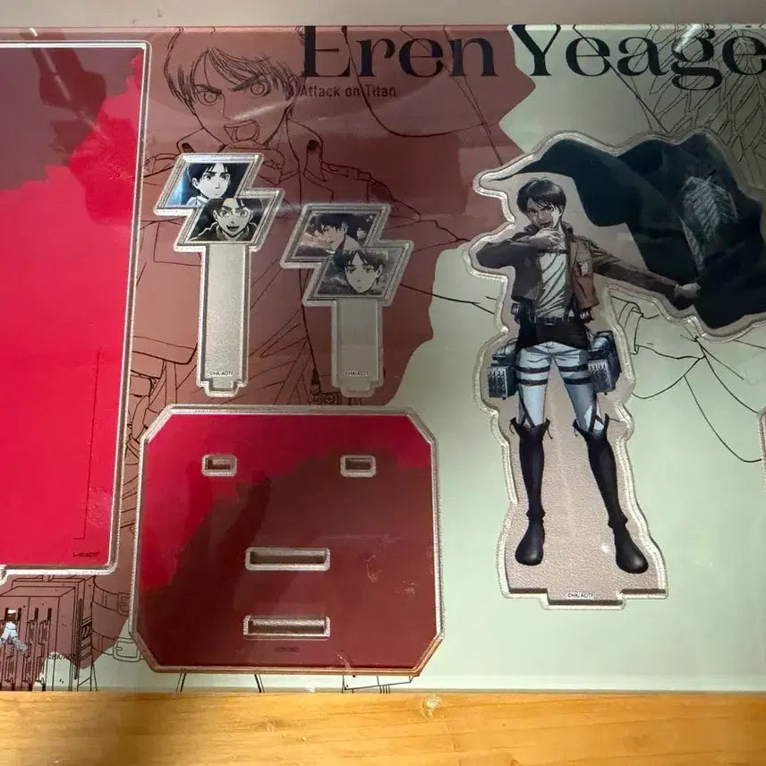 [BUNJANG] Wit Studio Eren Yeager Diorama Acrylic (Unsealed) / (개봉)진격거 진격의거인 위트스튜디오 에렌 디오라마 아크릴
