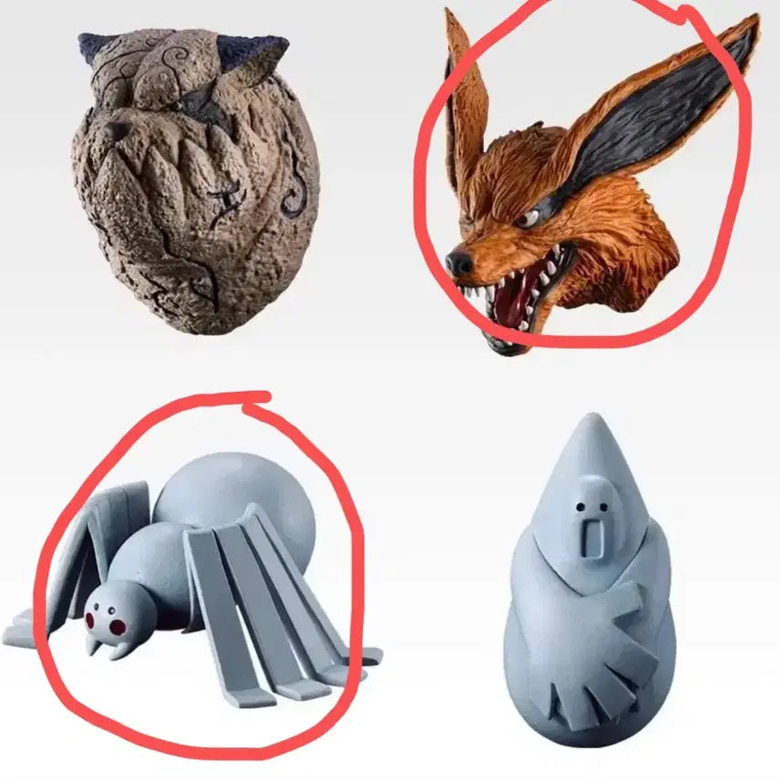 [BUNJANG] Naruto Ichiban Kuji F Prize Kurama Spider Magnet Bundle Set / 나루토 이치방쿠지 F상 구미 쿠라마 거미 마그넷 일괄