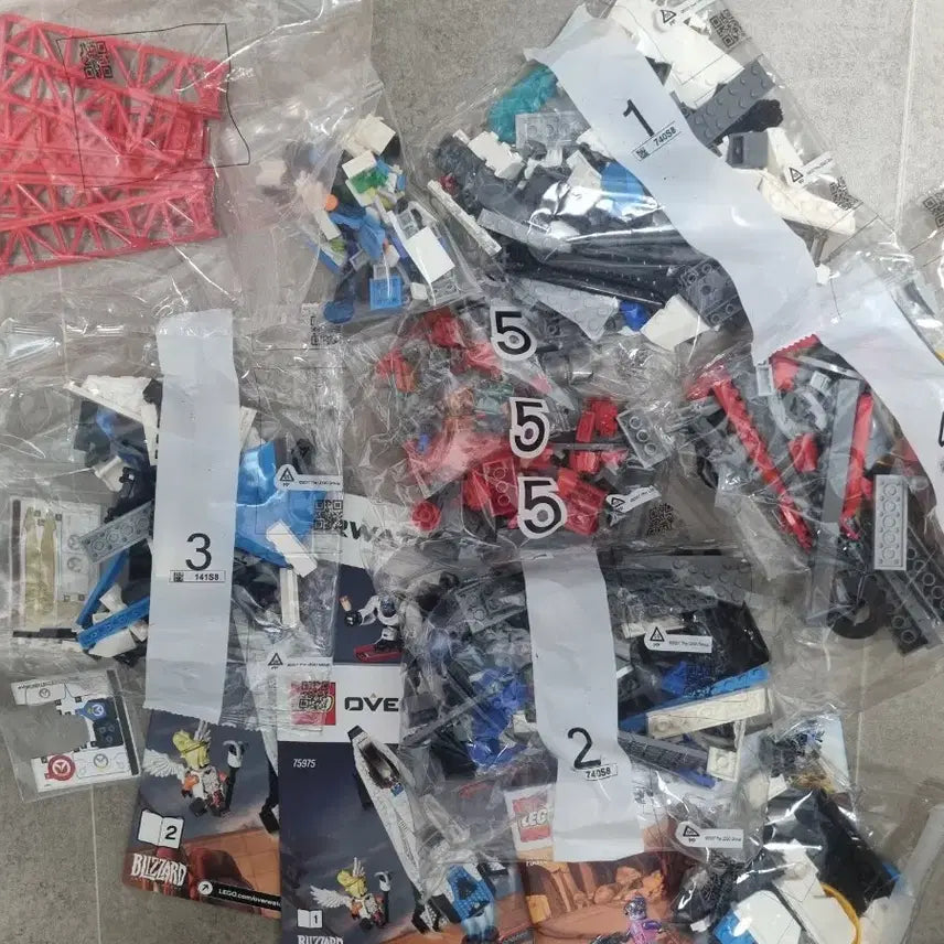 [BUNJANG] LEGO Overwatch Gibraltar Rocket (Spaceship) Bulk 75970+75975 / (새제품) 레고 오버워치 지브롤터 로켓(우주선) 벌크 75970+75975