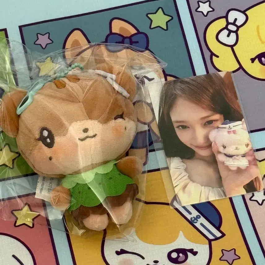 [BUNJANG] IVE Yeseo Tanning Keychain Bundle Set / 다이브 인투 미니브 팝업 ive 아이브 이서 이랑이 세트 일괄 (7만원 포카, 태닝 키링)