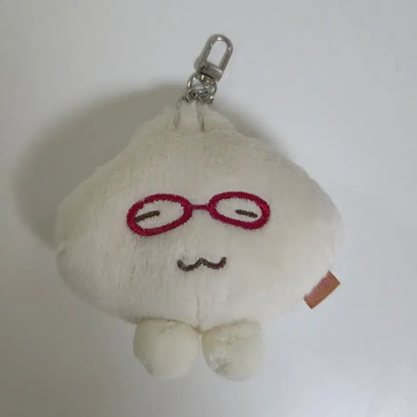 [BUNJANG] Pingru Glasses Mandu Doll Keyring / 핑루 안경 만두 인형 키링