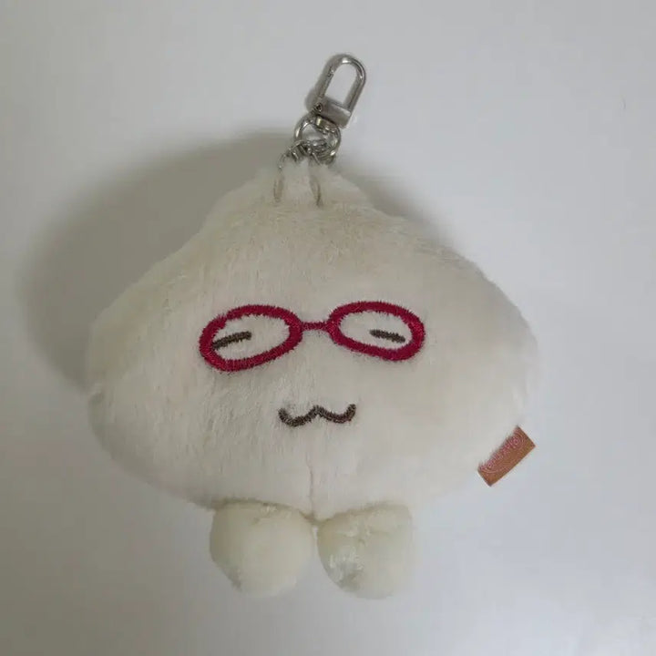[BUNJANG] Pingru Glasses Mandu Doll Keyring / 핑루 안경 만두 인형 키링