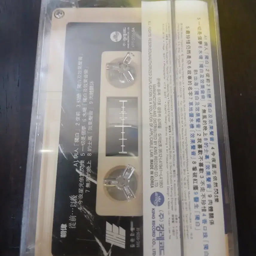 [BUNJANG] Tony Leung Cassette Tape (Sealed) / 양조위 카세트테이프 미개봉
