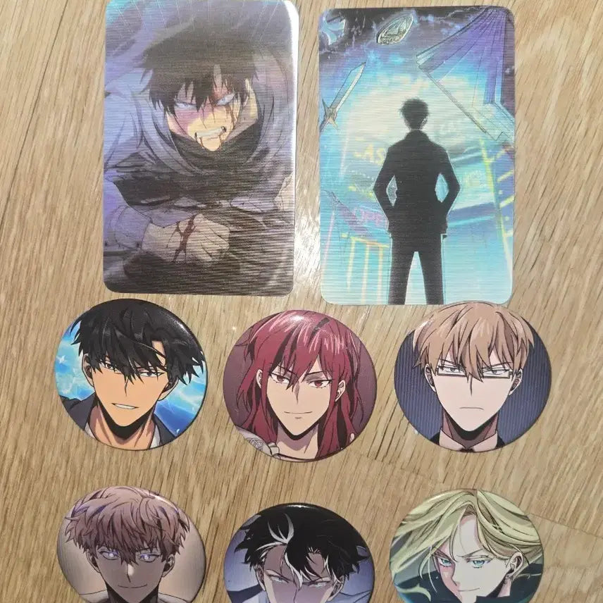 [BUNJANG] Dogulwang Lenticular Card &amp; Can Badge Set / 도굴왕 렌티큘러 카드 2종 및 캔뱃지 6종